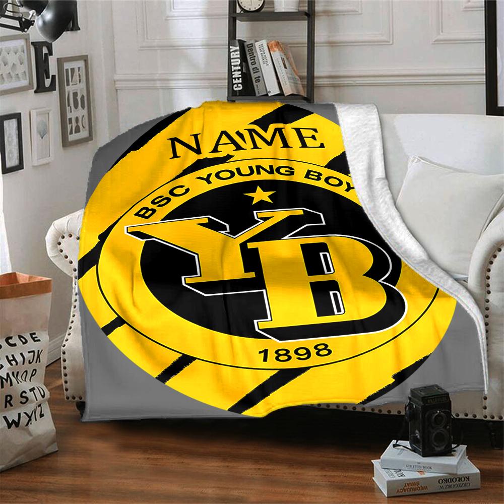 Custom Name Chelsea Heart London Crest Blanket for Couch & Bed, Plush Cozy Fuzzy Blanket Super Soft & Warm Blankets for Fall and Winter. 0908267