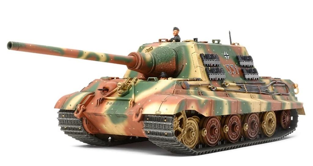 TAMIYA 1/48 Military Miniature Series No.69 German Army Heavy Tank Destroyer Jagdtiger Early Production Plastic Model 32569