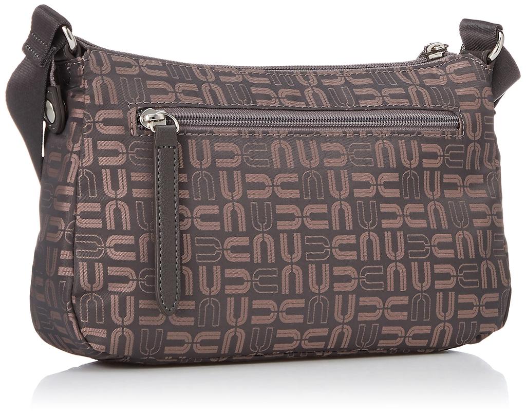 by Pochette Nylon jacquard Original logo pattern Lightweight Compact Long shoulder Diagonal zipper closure Many pockets Functional Practical Ladies