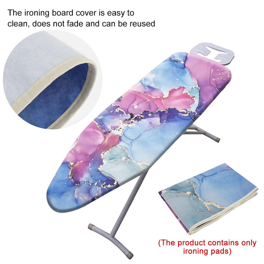 Bügeltischbezug 100% Baumwolle Bügeltischauflage Ersatz Zuhause Elastisch Verstellbar Hitzebeständig Groß Bügelbezug