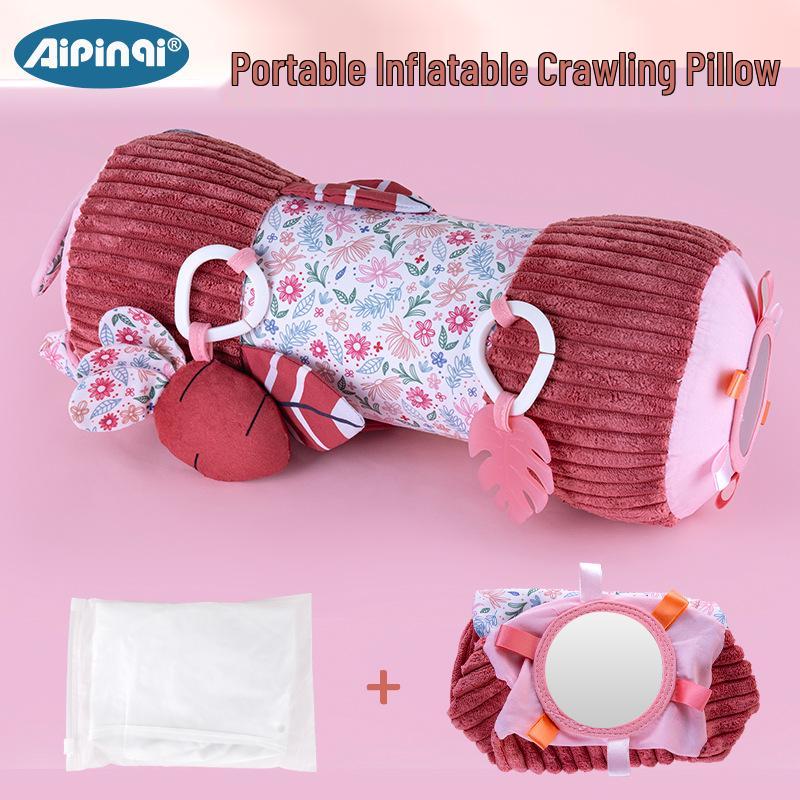 Aipinqi Inflatable Baby Tummy Time Mat & Pillow Set for Newborns