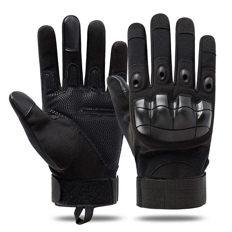 Men's Tactical Non-slip Hard Shell Gloves - Wear-resistant, Ideal for Military, Outdoor, Combat, and Cycling.