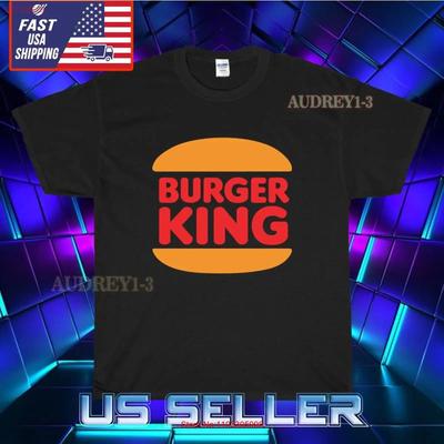 Neues T-Shirt Burger King Logo Unisex Lustig Amerikanisch USA Größe S 5XL Vintage Herren Oberteil Für Jeden Tag Designer Kleidung