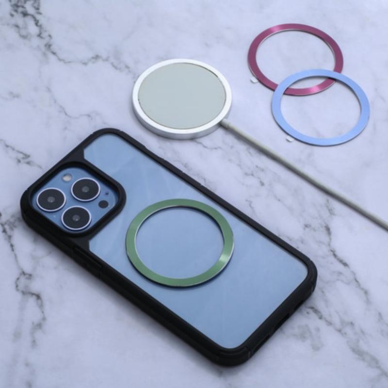 Universal Metal Phone Rings Pattern Magnetic Phone Plate Phone Holder Rings for Magnetic Car Mount Wireless Charging