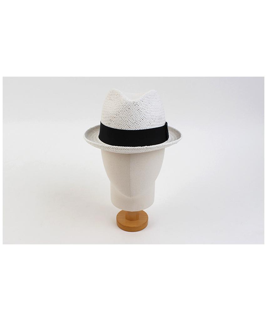 Yunibeosyeolkemiseuteuli Punk Short White Summer Fedora Summer Hat