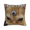 Home Decor Meowl Cat Owl Meme Pillowcase Accessories  Pillow Cover Square Multi-Size