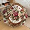 1 Stück Floral Ornament Automatischer Öffnungs-/Schließschirm mit winddichtem, 8-Speichen robustem Schirm, langlebige Speichen, modisches Design, Outdoor-Accessoire, lustiger Prin, H