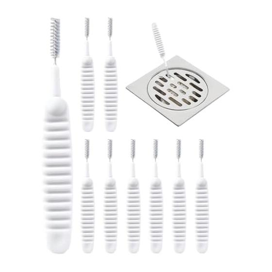 Shower Head Cleaning Brush Bathroom Bath Cleaning Care Cleaning Goods Dirt Remover - 10 Piece Nozzle Unclog Cleaner, Gap Cleaning Brush Cleaning