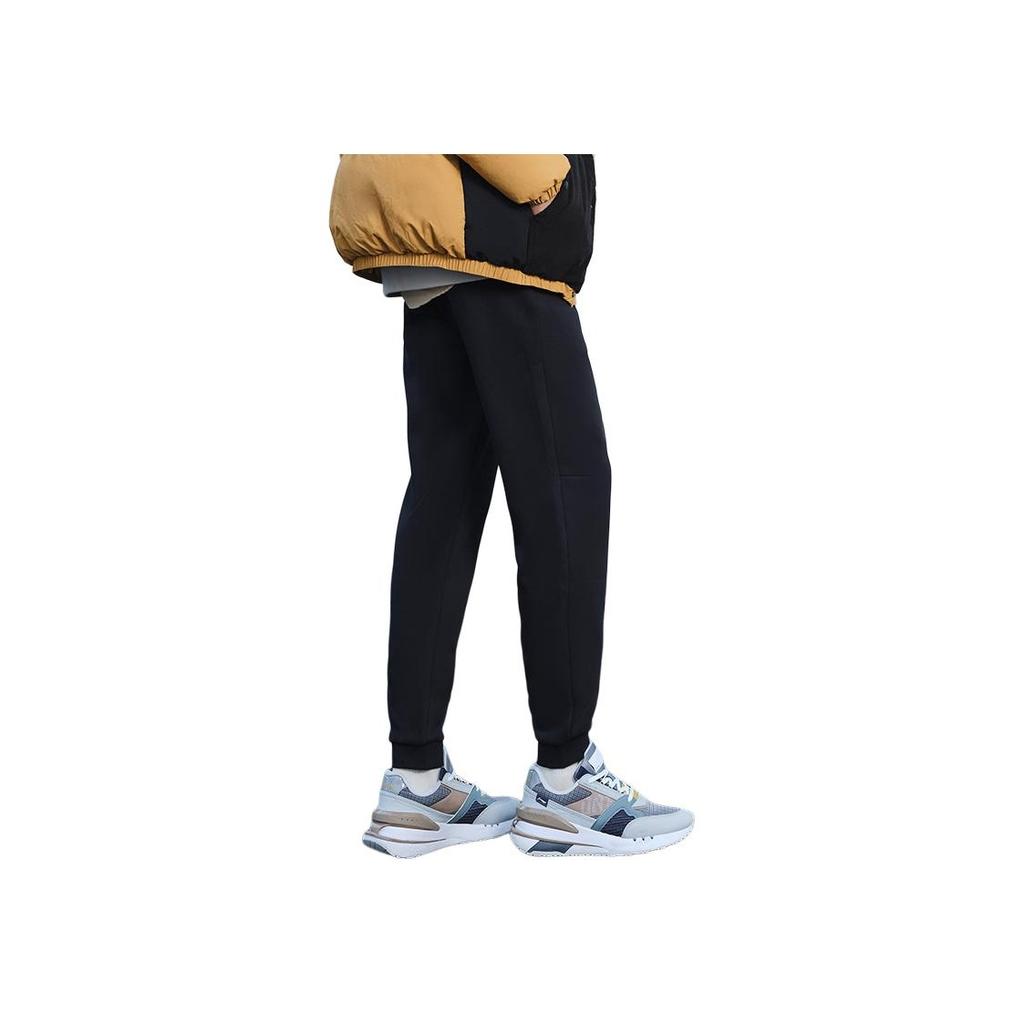 Li-Ning Simple Versatile Sports Fitness Fleece Warm Casual Pants Men bottoms AKLC326-1
