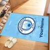 Manchester City Customize Text Area Rug Design for Game Room Dormitory Dining Room Kitchen Antislip Carpet Office home decor Gift for Festivals