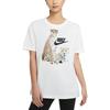 Nike Animal Logo Cartoon Print Sports T-shirt Women Tops White DD1486-100