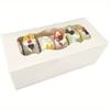 10pcs Cookie Boxes White Bakery Boxes with Window Treat Boxes Present Boxes for Roll Cakes Desserts Muffins Donuts Candies and Pastries