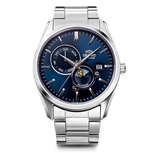 

[ORIENT] ORIENT SUN&MOON Sun and Moon Automatic Watch Mechanical Automatic Contemporary RN-AK0303L Men s Navy