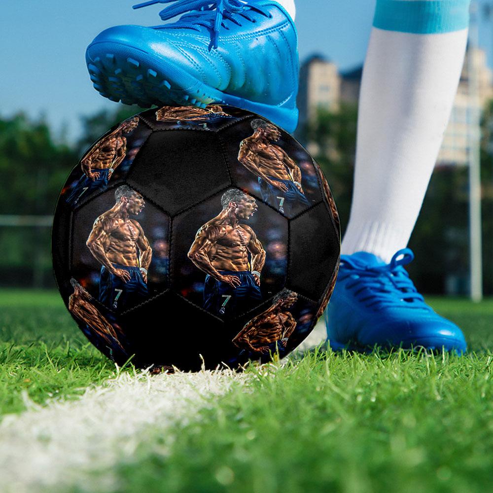 Pallone da Calcio Resistente da Allenamento Esterno Stampato Taglia 5