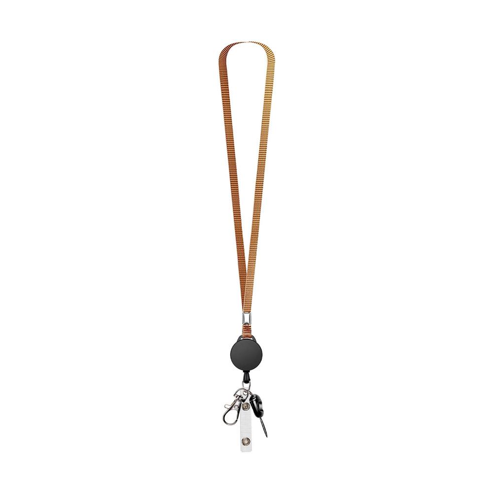 Neck Strap Key Chain Lanyard Card Holder Badge Reel Phone Key Ring ID Name Card Nurse Retractable Badge Holder Office Supplies