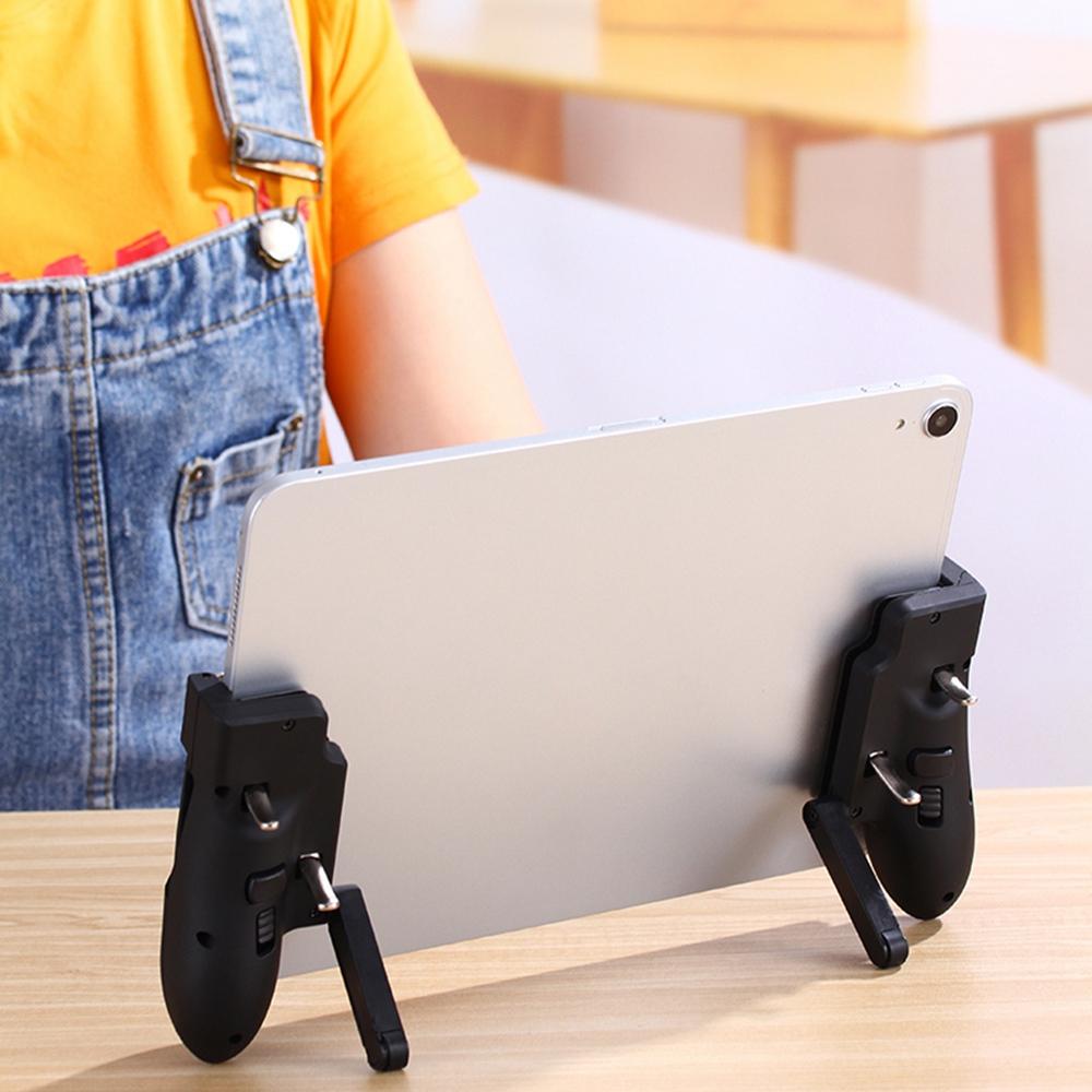 Per Controller PUBG Sei Dita Pubg Mobile Trigger Gamepad Grip L R Pulsante Fuoco Mira Joystick per Ipad Tablet Manico FPS HOT 5