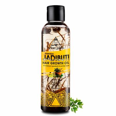 UrbanGabru Ayurvedic Jadibuti Hair Care Oil 200 Ml For Stronger Looking Hair Shine And Daily Scalp Massage Use
