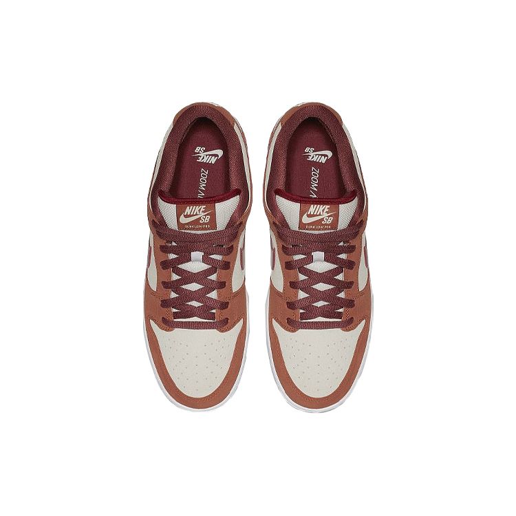 Nike Dunk Low Pro SB Dark Russet Unisex Sneakers Brown Cedar-Summit-White BQ6817-202