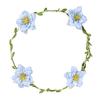 Floral Crown Women Girls Artificial Flower Headband Adjustable Bride Hair Wreath Photo Prop for Wedding Bridal Shower Cosplay Dress-up