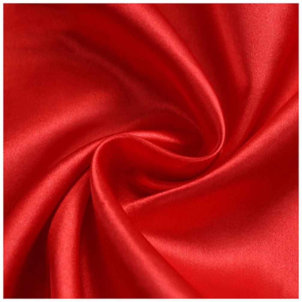 Tessuto Raso Solido, Tessuto Liscio Lucido e Setoso, Tessuto Raso Nuziale Liscio per Abiti da Sposa, Confezionamento Abbigliamento, Artigianato Fai-da-te, Cucito
