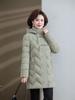 Vestiti imbottiti in cotone di media e lunga lunghezza, abbigliamento invernale da donna, nuova giacca imbottita corta alla moda da donna, ispessita e calda, dal temperamento elegante