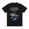 Tralalero Tralala T-Shirt Men's Womens Fashion Graphic Outfit Summer Holiday Trendy Y2K Tops Short Sleeve Saying Tees Streetwear