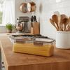 Transparent Noodles Storage Box Rectangular Spaghetti Container  for Home