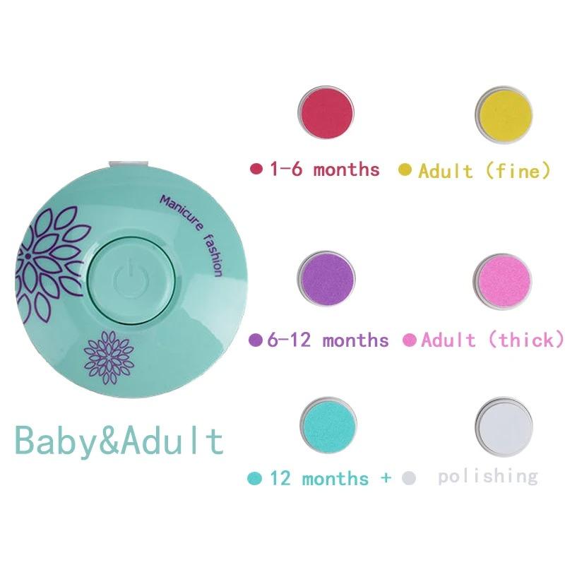 1 Piece Electric Baby Nail Trimmer, Children's Nail Polisher, Baby Nail Trimmer, Baby Hygiene Set, Newborn Nail Clippers
