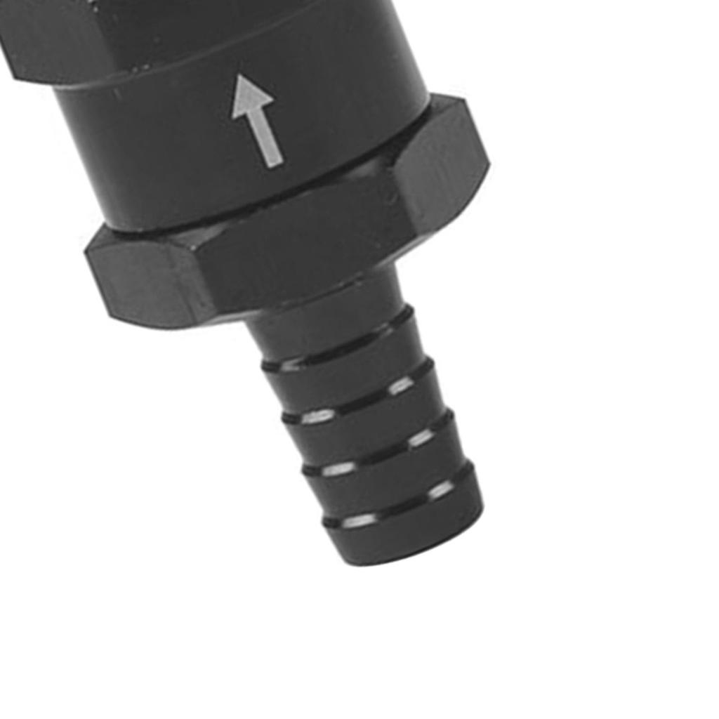 Universal Aluminum One Way Check Valve Non Return Valve Automotive Engine Fuel Line for Car Motorcycle Truck Use