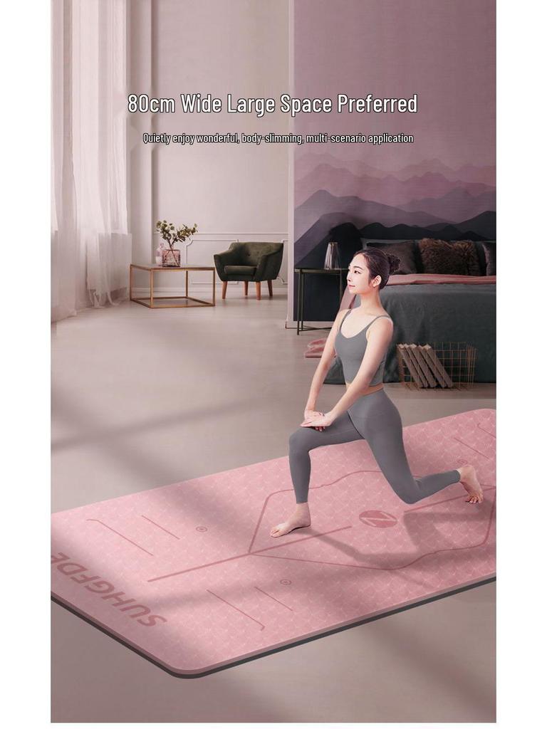 Eco-friendly Non-slip Shock Absorption Fitness Mat for Students and Dorms