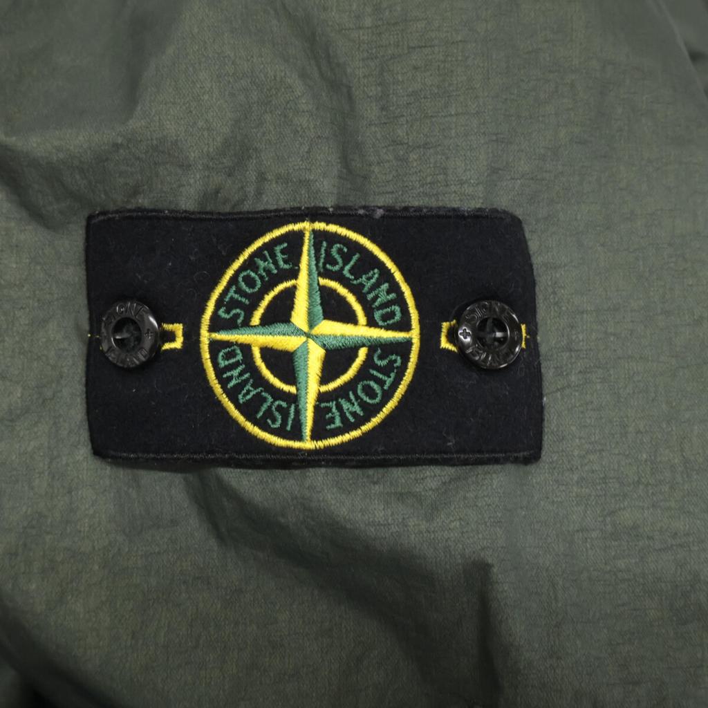 STONE ISLAND [Excellent Condition/Domestically Manufactured/24 Stainless Steel] 801541223 Membrana 3L TC Bomber Jacket Nylon Bomber Jacket M khakiUsed