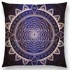 New Dreamy Sun Moon Stars Colorful Lotus Eternity Mandala Gorgeous Floral Pattern Design Prints Cushion Cover Pillow Case