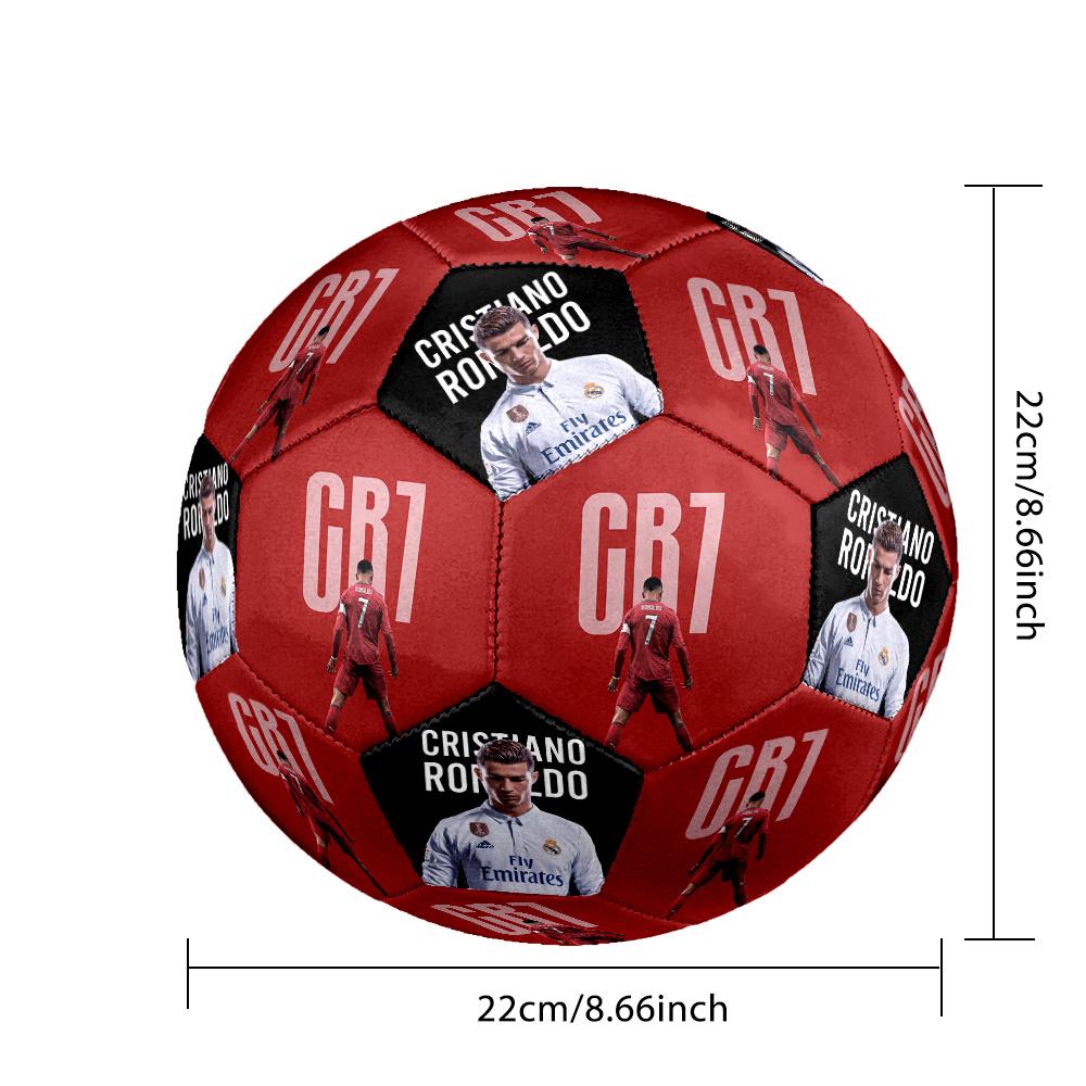 כדורגל אגדה Gb7 של רונאלדו מידה 5 תפור במכונה לכדורגל אימון ומשחקים בפנים/בחוץ אביזר כדורגל
