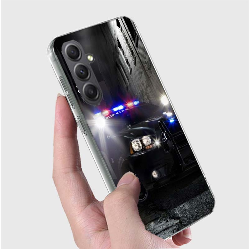 Police FBI Phone Case For Samsung A15 A25 A35 A55 A12 A22 A32 A52S A13 A23 A33 A53 A14 A24 A34 A54 Galaxy A8 A6 A7 A72 A42 A9 Co