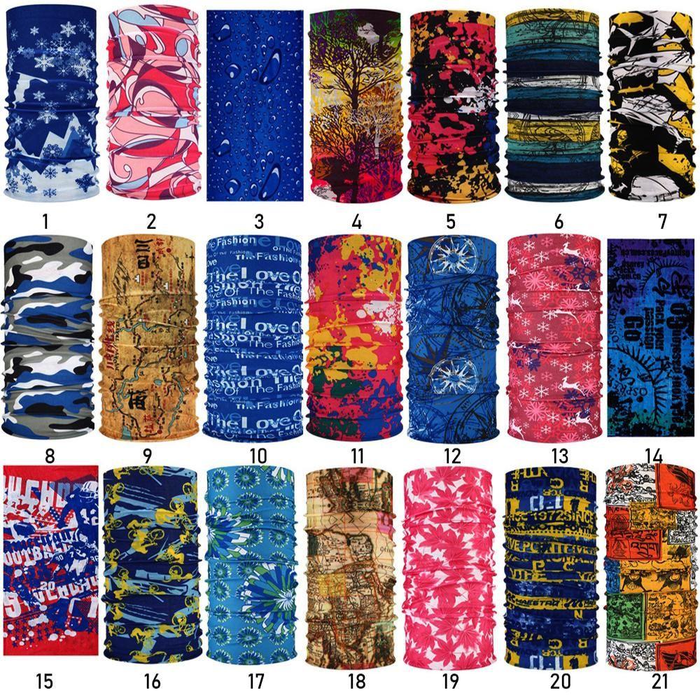 Pañuelo Bandana Multiestilo Protección UV Bufanda Mágica para Cuello Cinta para la Cabeza Cortavientos Estampado Bufandas para Ciclismo Gorro para Esquí Pesca