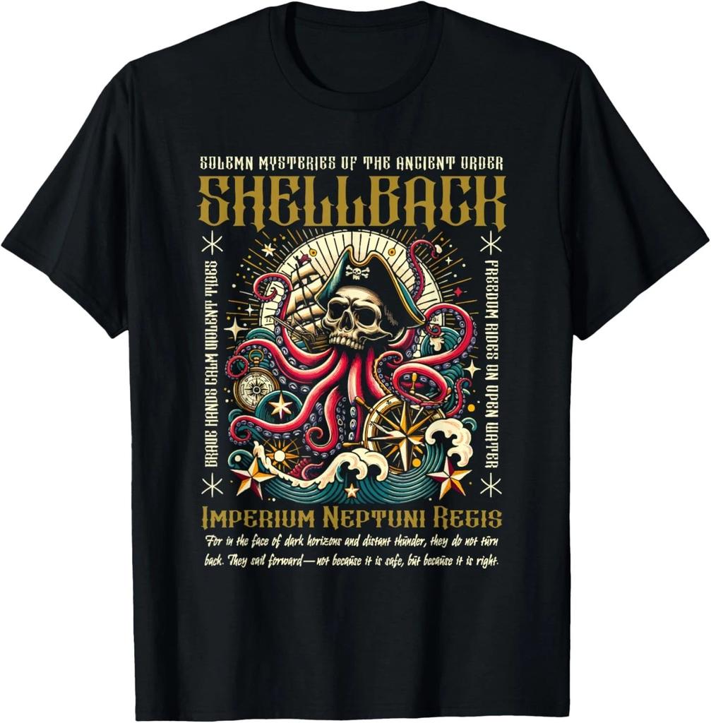 Shellback Equator Crossing Pirate Design Gift Unisex T-Shirt