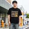 Garfield & Odie Repeating Letters Trendy T-Shirt! American Retro Fun Print Loose-Fitting Short Sleeve, Unisex, Oversize Couple Tee