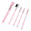 5pcs Makeup Brushes Portable Blush Eye Shadows Lip Facial Makeup Foundation Powder Brush Set for Beg