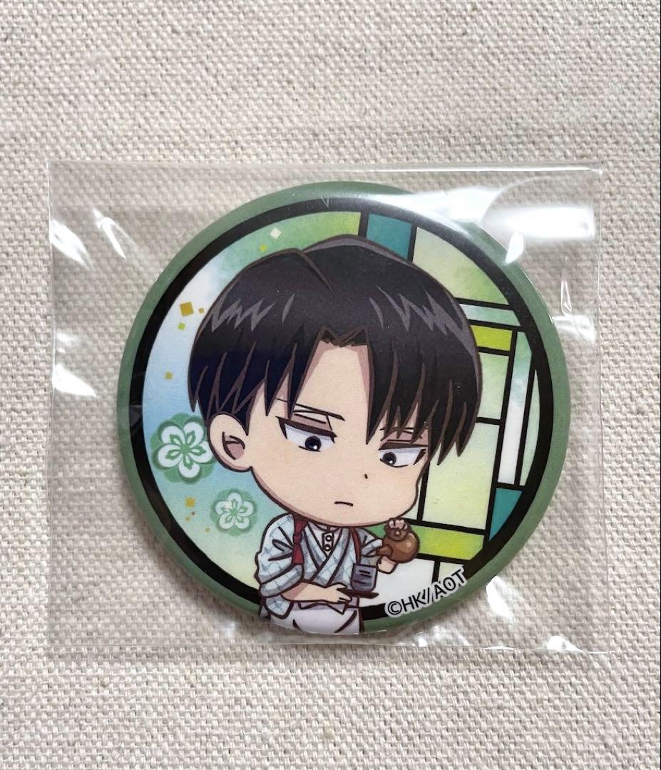 

[USED] Attack on Titan Sweets Paradise Can Badge Levi