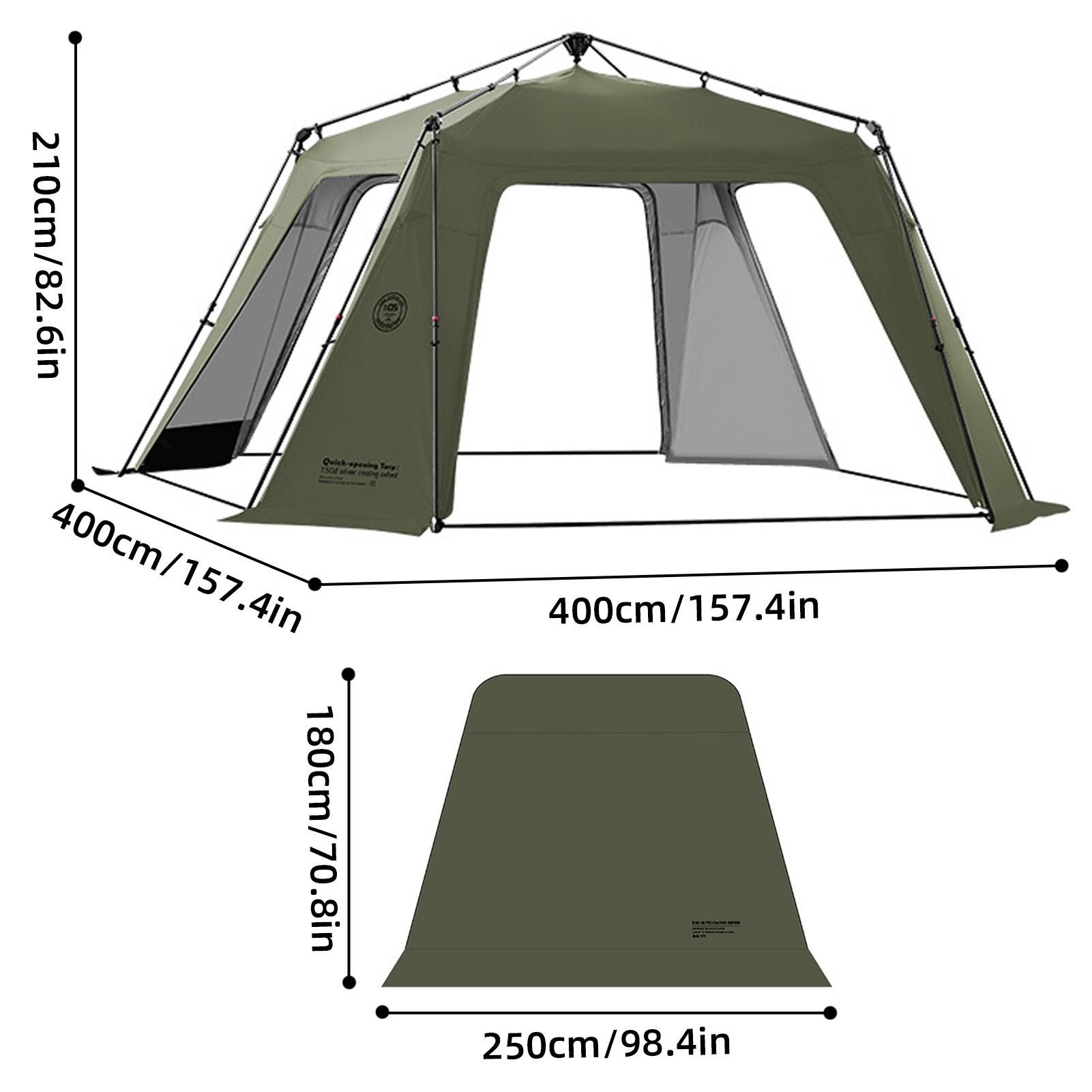 

Зовнішній Оксфорд тканина Canopy намет купол Canopy Кемпінг сонцезахисний водонепроникний купол