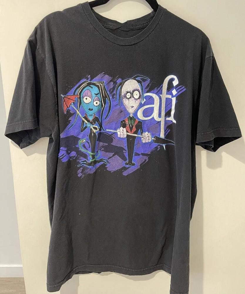 AFI Band Gift For Fans Black T-Shirt Cotton All Size S-5XL Unisex T-Shirt L