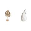Nordic Abstract Metal And Porcelain Fruit Sculpture Creative Geometric Figurine Ornament for Table