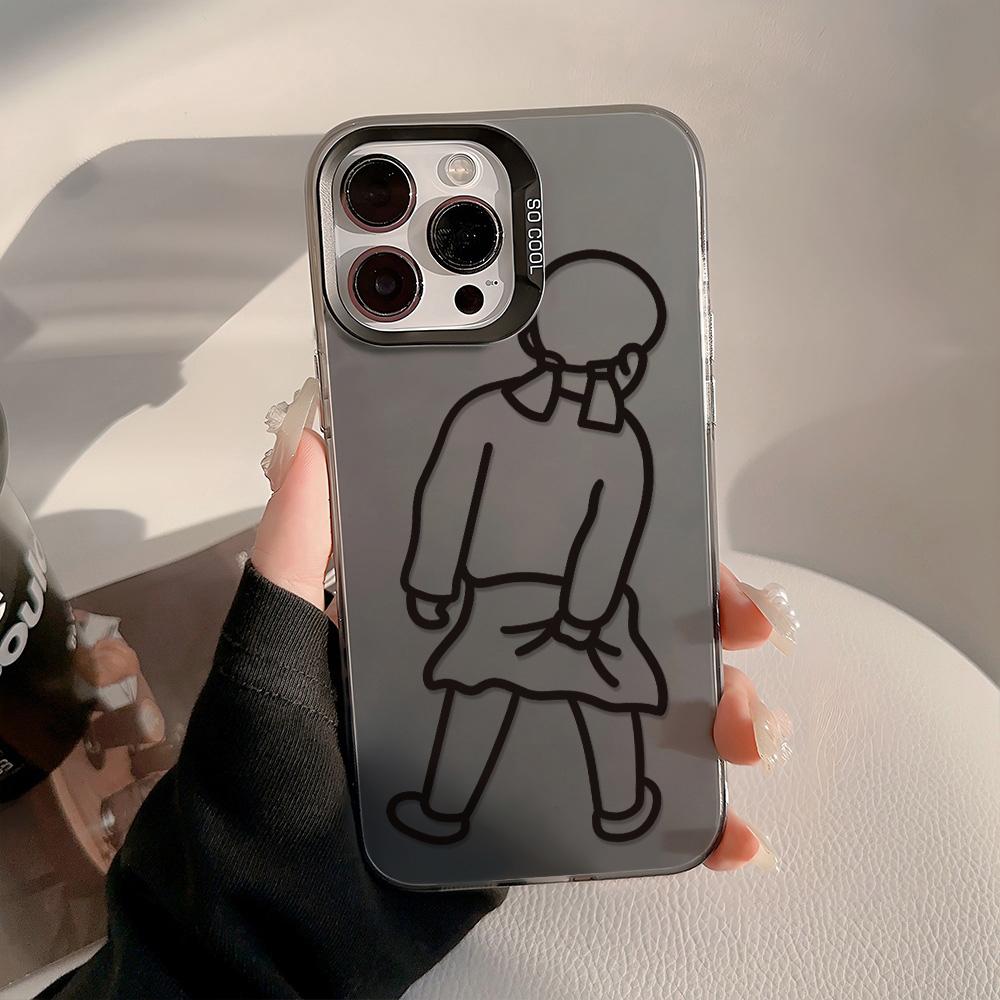 Painted Phone Case for iPhone 11 14 15 16 iPhone 17 11 12 13 for 17 14 15 16 Pro14 15 16 Pro Max for Samsung S25 Ultra S24 S25 A36 A56 A16 Hard Cover