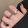Adorable Ghost Star Open Ring: Unique Cute Cartoon Design for Index Finger