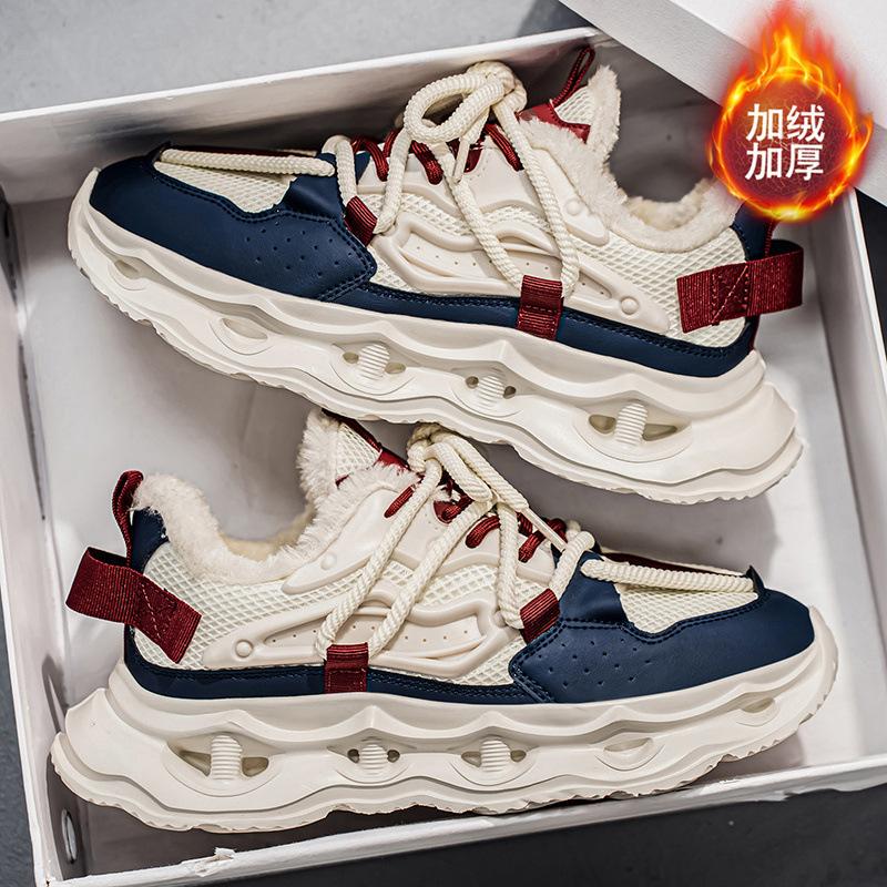 New mid-top comfortable soft-soled cushioning dad shoes winter sports shoes outdoor casual trendy shoes
