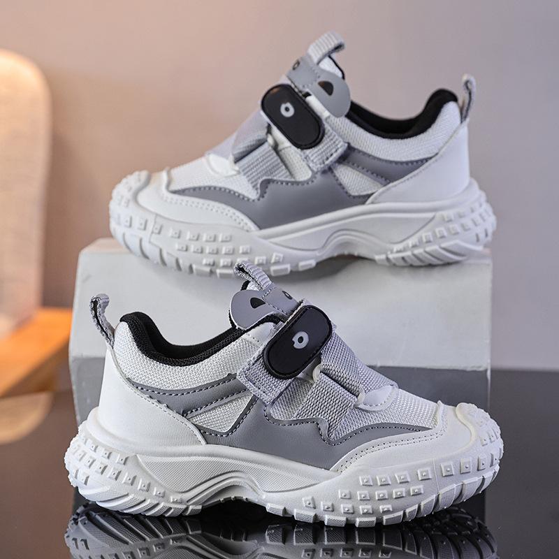 

Girls shoes 2025 new autumn boys sports shoes mesh breathable fashion non-slip dad shoes soft-soled running shoes 26-31 One hand shot 6 pairs
