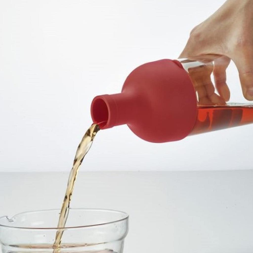 HARIO Filter-in Bottle, Boiler/Dishwasher Safe, 750ml, Red, Made in Japan, FIB-75-R