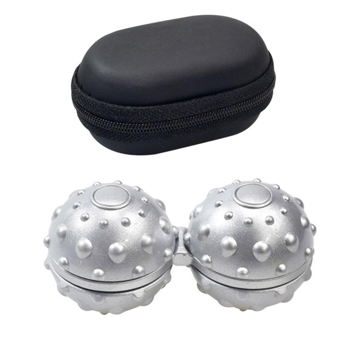 

Металлический гироскоп с кончиками пальцев, антистрессовый массажный шарик, набор для снятия стресса, гироскопические игрушки для детей One Size серебряный