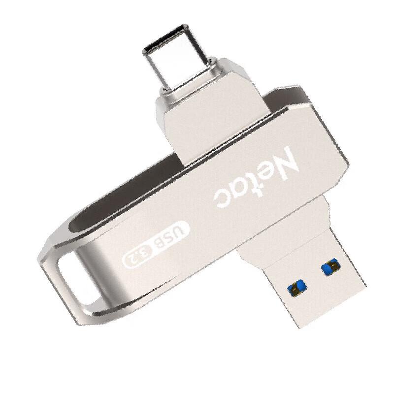 Netac G728 Dual-Interface USB3.2 Type-C Metal USB Flash Drive