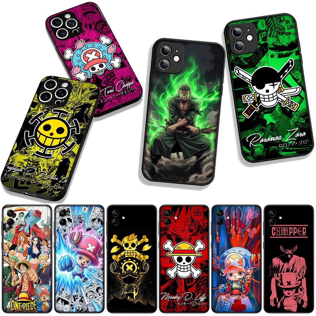 Per Samsung Galaxy A36 A17 A26 A07 A35 A54 A53 A13 A33 A34 S8 S9 S20 S21 FE S10 Plus Custodia Zoro Luffy One Tony Chopper Piece